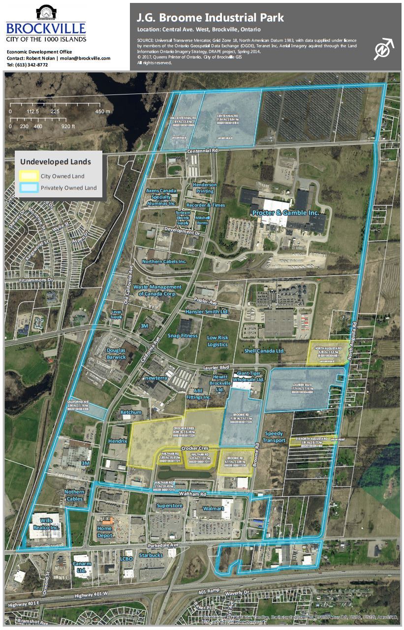 FOR SALE: John G. Broome Business Park – Industrial Land